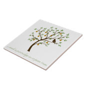 En een partridge in een perenboom tegeltje (Zijkant)