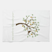 En een partridge in een perenboom theedoek (Horizontaal)