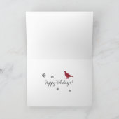 En een patrijs in een perenboom feestdagen kaart (Binnen)