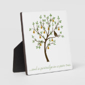 En een patrijs in een perenboom fotoplaat (Voorkant)