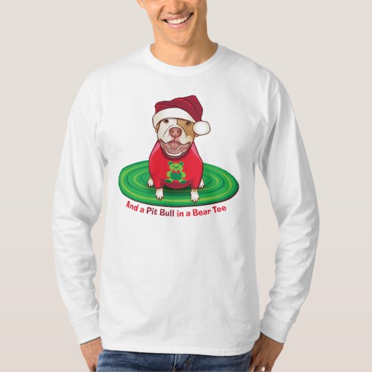 En een Pit Bull in het T-shirt van het Beer (Voorkant)