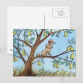 ...en een poo-oodle in een perenboom.. briefkaart (Voorkant / Achterkant)