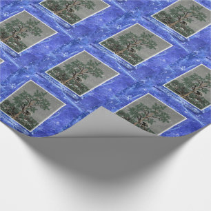 En een Porcupine in een pijnboom Cadeaupapier