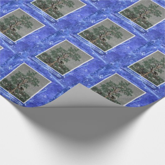 En een Porcupine in een pijnboom Cadeaupapier (Hoek)