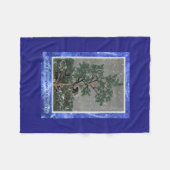 En een Porcupine in een pijnboom Fleece Deken (Voorkant (Horizontaal))