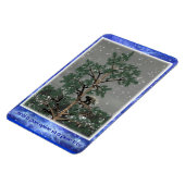 En een Porcupine in een pijnboom Magneet (Linkerzijde)