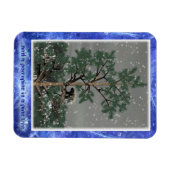 En een Porcupine in een pijnboom Magneet (Horizontaal)