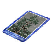 En een Porcupine in een pijnboom Magneet (Linkerzijde)