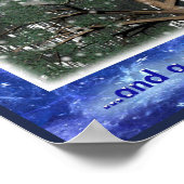 En een Porcupine in een pijnboom Poster (Hoek)