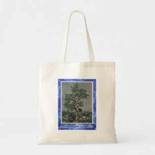 En een Porcupine in een pijnboom Tote Bag