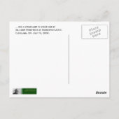 ... en een straatlantaarn om haar langs te sturen. briefkaart (Achterkant)