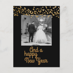 En een vrolijke nieuwjaarsvakantie briefkaart