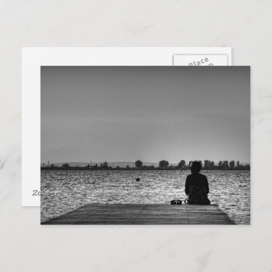 En el muelle briefkaart (Voorkant / Achterkant)