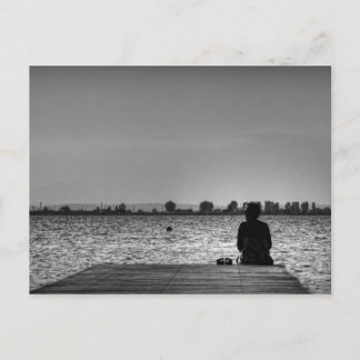 En el muelle briefkaart