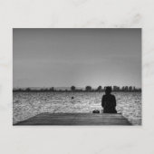 En el muelle briefkaart (Voorkant)