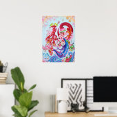 En:Elegant Calligraphy  Art260010126 Poster (Thuiskantoor)