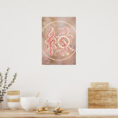 En: Elegant Calligraphy En Art260010011 Poster (Keuken)
