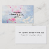  en elegant Visitekaartje [Gedekte hemel] (Voorkant / Achterkant)