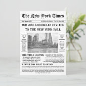  en elegante uitnodiging (Staand voorkant)