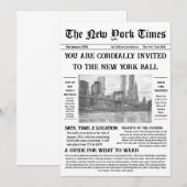  en elegante uitnodiging (Voorkant / Achterkant)