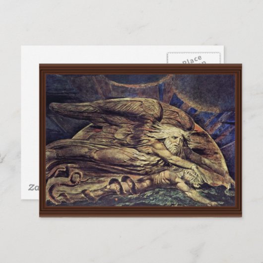 En Elohim Creëer Adam door William Blake Briefkaart (Voorkant / Achterkant)