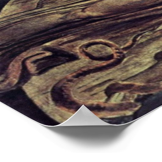 En Elohim Creëer Adam door William Blake Poster (Hoek)