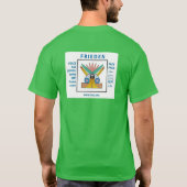 En er zal PEACE op Aarde T-Shirt zijn (Achterkant)