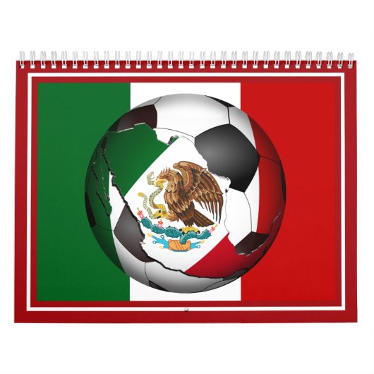 En Espanol - Mexico Voetbal Foto Lijst Kalender (Hoes)