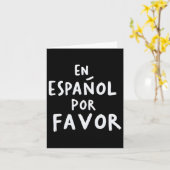 En Espanol Por Favoriet Spaanse leraar 1 Kaart (Gele Bloem)