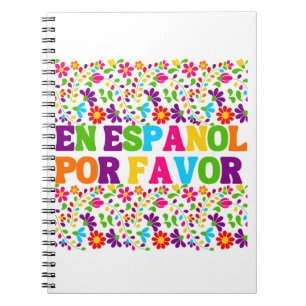En Español Por Favoriet ,Spaanse leraar Gift Maest Notitieboek