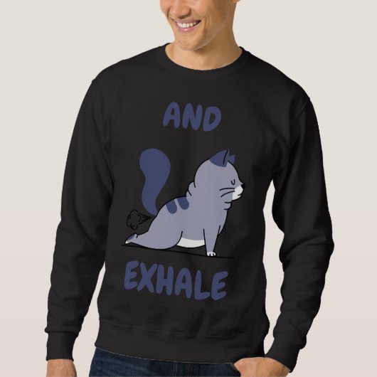 En Exhale Yoga Trui (Voorkant)