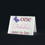 ***ÉN FABULOUS SISTER-IN-LAW*** BIEDDAY-HUMOR KAART<br><div class="desc">NATUURLIJK HOUDEN WE VAN ONZE GEZIN EN ALS HET HUN "GROTE DAG" IS,  KUNNEN WE SOMS ALS ZE EEN **ZENDING VAN DE HUMOR** HEBBEN,  DIT KIND VAN DE KAART VERZENDEN! IK HAD NOOIT EEN BROER... ..MAAR IK ZOU DEZE KAART ZEKER ZULLEN VERZENDEN :)</div>