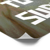  en feministisch 'Ik ben niet subtiel gemaakt' Poster (Hoek)