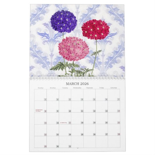  en  Flower Art Kalender (Mar 2026)