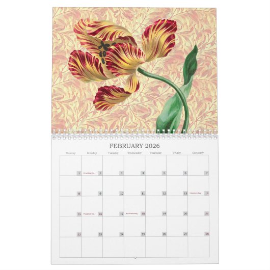 en Flower Art Kalender (Feb 2026)