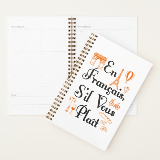 En Francais S'il Vous Plait Franse lerarenstudent Planner (Display)