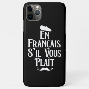 En Francais S'il Vous Plait - Franse taal Case-Mate iPhone Case
