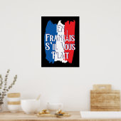 En Francais S'il Vous Plait - Franse taal Poster (Keuken)