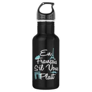 En Francais S'il Vous Plait - Franse taal Waterfles