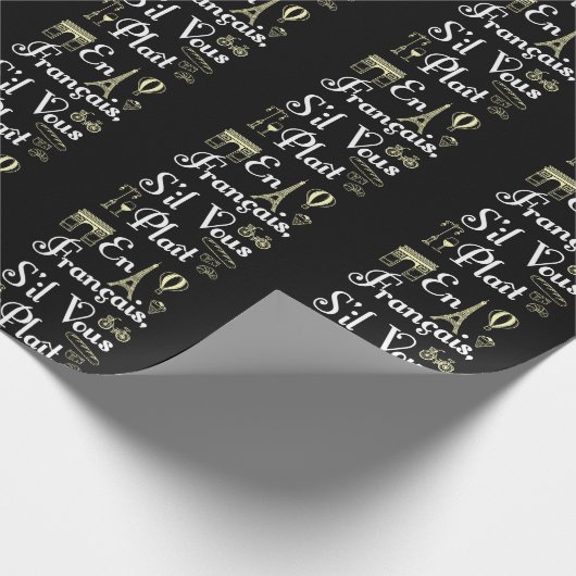 En Francais S'il Vous Plait French Teacher Cadeaupapier (Hoek)