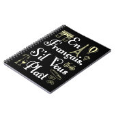 En Francais S'il Vous Plait French Teacher Notitieboek (Linkerzijde)