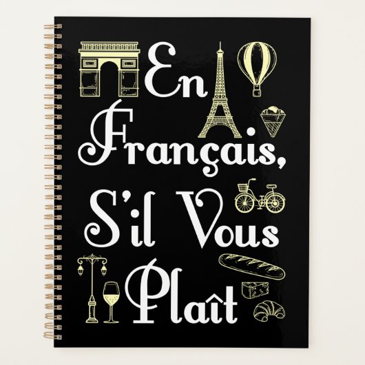 En Francais S'il Vous Plait French Teacher Planner (Voorkant)