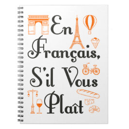 En Francais S'il Vous Plait French Teacher Student Notitieboek