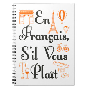 En Francais S'il Vous Plait French Teacher Student Notitieboek