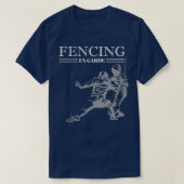 En Garde Fencing T-shirt (Design voorkant)