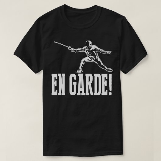 En Garde wit T-shirt (Design voorkant)