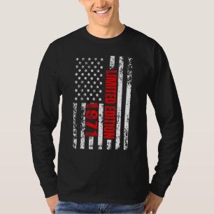 en geboren in 1971 Patriottische 51e verjaardag T-shirt