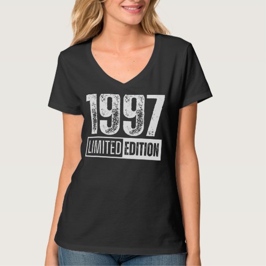 en geboren in 1997 t-shirt (Voorkant)