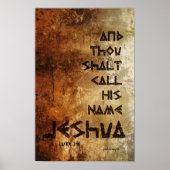 En Gij Shalt... Jeshua (Schrift: Luke 1: Poster (Voorkant)