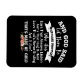 En God zei dat er een kinderzorgverlener moet zijn Magneet (Horizontaal)